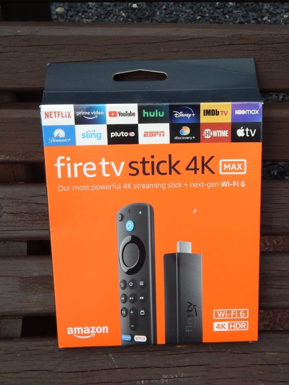 AMAZON FIRE TV Stick 4K MAX, 16GB, Wi-Fi 6E, Alexa Voice Remote Enhanced